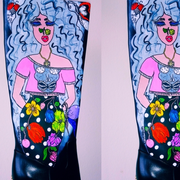 MICHAEL KORS KNEE HIGH BOOTS, Size 7 5 - Picture 12 of 12